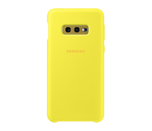 Etui Silicone Cover do Samsung Galaxy S10 E żółte - 478324 - zdjęcie